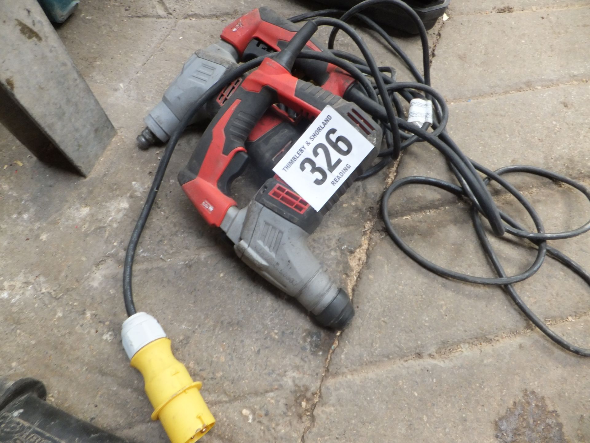 2 Milwaukee PLH20, 110v hammer drills