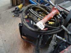 Atlas Copco hydraulic power pack hose & gun