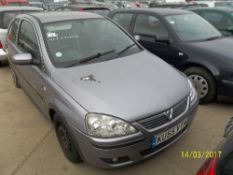 Vauxhall Corsa SXI - KU55 VTM Date of registration: 26.10.2005 1229cc, petrol, manual, mauve/