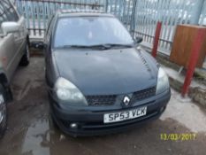 Renault Clio Dynamique 16V - SP53 VCK Date of registration: 06.10.2003 1149cc, petrol, manual, black