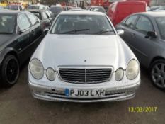 Mercedes E320 Avantgarde - PJ03 LXH Date of registration: 30.04.2003 3199cc, petrol, 5 speed