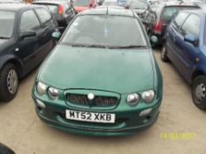 MG ZR - MT52 XKB Date of registration: 06.01.2003 1396cc, petrol, manual, green Odometer reading