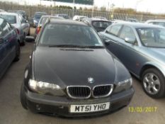 BMW 320 D SE Touring Estate - MT51 YHO Date of registration: 06.12.2001 1995cc, diesel, 5 speed