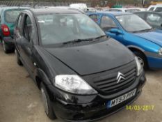 Citroen C3 Desire - MT53 PPF Date of registration: 14.11.2003 1360cc, petrol, manual, black Odometer