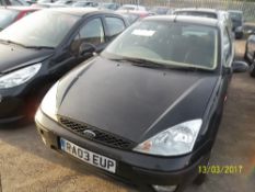 Ford Focus Zetec - RA03 EUP Date of registration: 27.08.2003 1596cc, petrol, manual, black