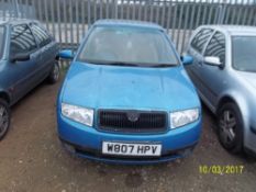 Skoda Fabia Elegance 16V - W807 HPV Date of registration: 14.06.2000 1390cc, petrol, manual, blue