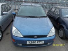 Ford Focus Zetec - V280 KRS Date of registration: 31.01.2000 1796cc, petrol, manual, blue Odometer