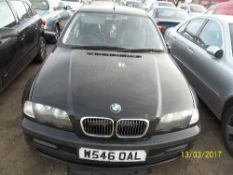 BMW 323I SE - W546 OAL Date of registration: 01.03.2000 2494cc, petrol, manual, black Odometer