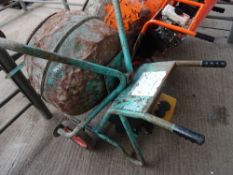 Barromix petrol mixer with stand