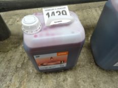 5 litres of Stihl 2 stroke oil