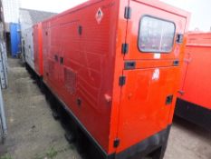 FG Wilson 60kva generator 39037 hrs - Fuel stop missing This lot sold on instruction of Speedy