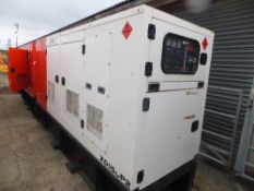 FG Wilson 150kva generator (2010) 17357 hrs - wiring loom melted This lot sold on instruction of