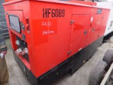 Genset MG115SSP generator - 11,947 hrs, RMP This lot sold on instruction of Speedy