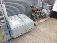 Lister 6.25kva diesel generator with control panel RMP