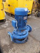 Large industrial electric water pump