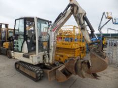 Terex 3 tonne excavator (2004) RDD c/w QH & 5 buckets 3033 hrs