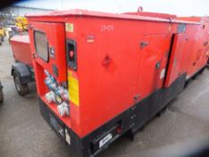 Genset MG30SS-P generator, 8239 hrs - electric panel fault This lot sold on instruction of Speedy