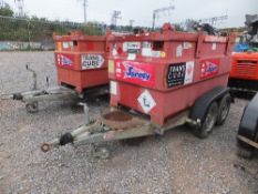 Western 2000 litre Transcube bowser This lot sold on instruction of Speedy