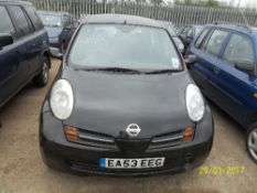 Nissan Micra SVE - EA53 EEG Date of registration: 30.09.2003 1386cc, petrol, 4 speed automatic,