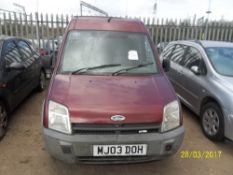 Ford Transit Connect T200 TDDI Panel van - MJ03 DOH Date of registration: 16.04.2003 1753cc, diesel,