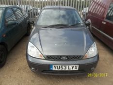 Ford Focus Sport TDCI - YU53 LYX Date of registration: 23.01.2004 1753cc, diesel, manual, grey