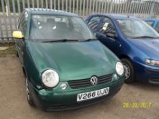 Volkswagen Lupo S - V266 UJO Date of registration: 30.11.1999 1390cc, petrol, manual, green Odometer