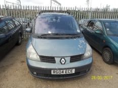 Renault Espace Expression - RG04 ECE Date of registration: 30.03.2004 1998cc, petrol, blue