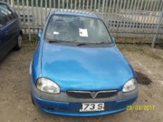 Vauxhall Corsa Breeze 12V - S473 SAG Date of registration: 14.12.1998 973cc, petrol, manual, blue