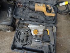 JCB reciprocating saw and magnesium breaker