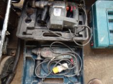 Bosch hammer drill and 1 other