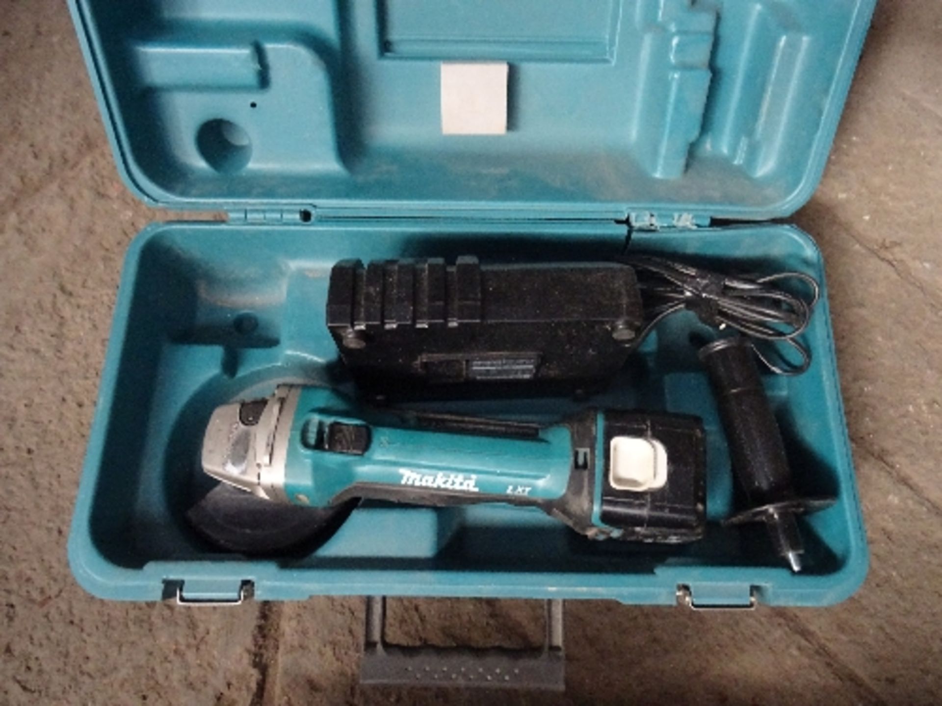 Makita cordless angle grinder