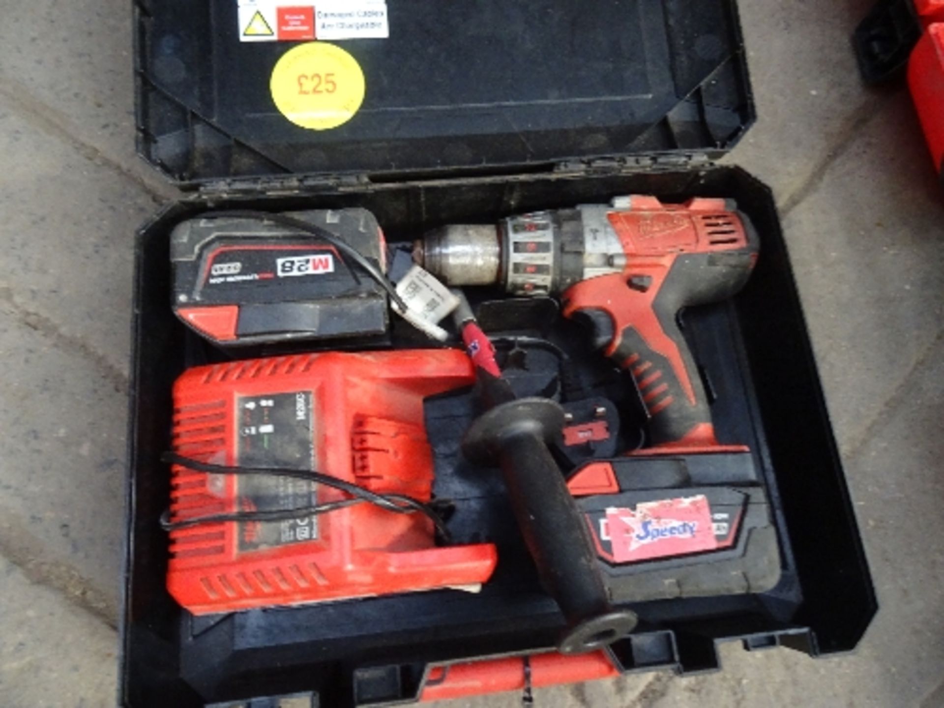 Milwaukee 28v cordless drill and charger