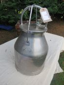 Stainless steel Fullwood vacuum milking bucket