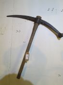 Unusual hammer-headed pick axe