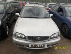 Toyota Corolla VVTI GS - W315 GCD Date of registration: 21.03.2000 1398cc, petrol, manual, silver