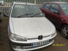 Peugeot 106 XR Quicksilver - V563 KKR Date of registration: 04.02.2000 1360cc, petrol, manual,