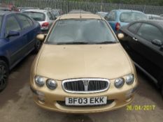 Rover 25 Impression 3 - BF03 EKK Date of registration: 01.03.2003 1396cc, petrol, manual, gold