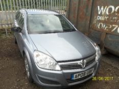 Vauxhall Astra Club CDTI Estate - AP08 UBF Date of registration: 16.07.2008 1248cc, diesel,