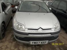 Citroen C4 Cool 16V - YM07 NXF Date of registration: 31.07.2007 1587cc, petrol, manual, silver