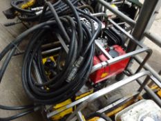 Diesel hydraulic power pack with hose