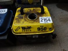 Wolf petrol generator