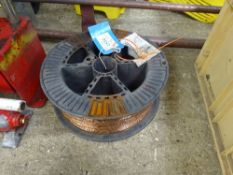 Quantity of mig welding wire, plasma cutter torch, grinding & sanding discs