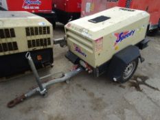 Ingersoll Rand 7/20 compressor (2011) 580 hrs  Untested This lot is sold on instruction of Speedy