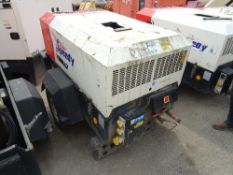 Doosan 7/31e compressor (2011) 979 hrs  No drawbar RNA This lot is sold on instruction of Speedy