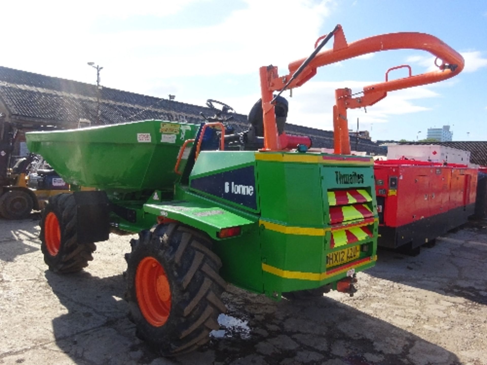 Thwaites 6 tonne swivel dumper (2012) 1800 hrs road kit RDTS - Image 4 of 6