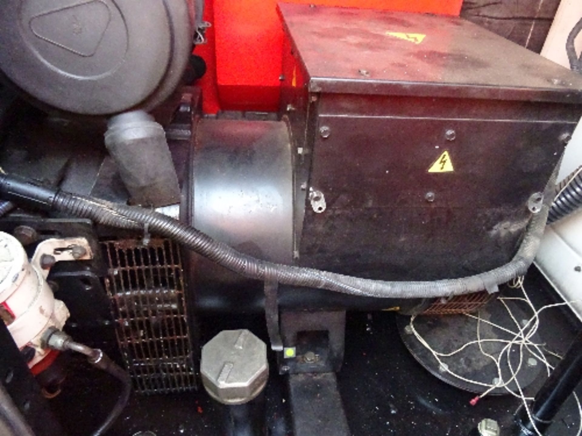 FG Wilson 60kva generator 31038 hrs - starts and runs - drive to alternator disconnected This lot is - Image 6 of 6
