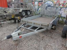 Indespension 3.5 tonne plant trailer (2015) This lot is sold on instruction of Speedy