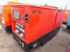 Genset MG50SSP generator - RMP - 18351 hrs This lot is sold on instruction of Speedy