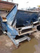 2 no 250 litre tipping skips