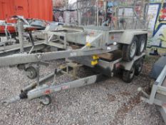 Indespension 2.7 tonne plant trailer  This lot is sold on instruction of Speedy